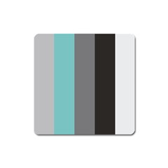 Stripey 20 Square Magnet