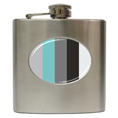 Stripey 20 Hip Flask (6 oz)