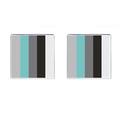 Stripey 20 Cufflinks (Square)