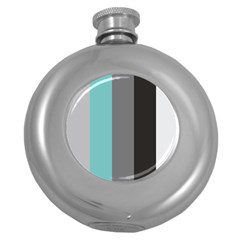 Stripey 20 Round Hip Flask (5 oz)