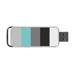 Stripey 20 Portable USB Flash (One Side)