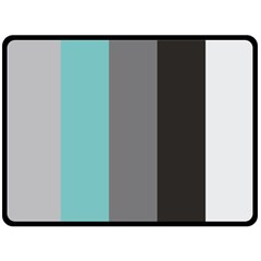 Stripey 20 Double Sided Fleece Blanket (large)  by anthromahe