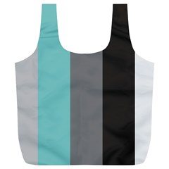 Stripey 20 Full Print Recycle Bag (xl) by anthromahe