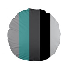 Stripey 20 Standard 15  Premium Flano Round Cushions