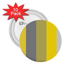 Stripey 21 2 25  Buttons (10 Pack) 