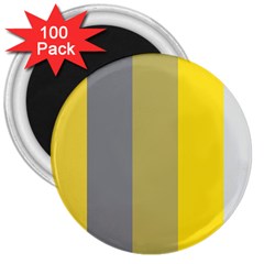 Stripey 21 3  Magnets (100 Pack) by anthromahe