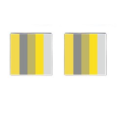 Stripey 21 Cufflinks (square) by anthromahe