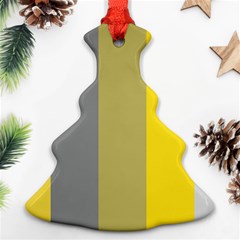 Stripey 21 Ornament (christmas Tree)  by anthromahe