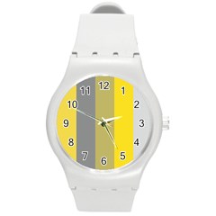 Stripey 21 Round Plastic Sport Watch (m) by anthromahe