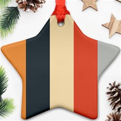 Stripey 22 Ornament (star)