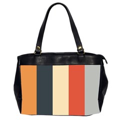 Stripey 22 Oversize Office Handbag (2 Sides) by anthromahe