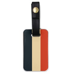 Stripey 22 Luggage Tag (one Side) by anthromahe