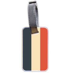 Stripey 22 Luggage Tag (two Sides) by anthromahe