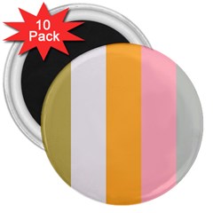 Stripey 23 3  Magnets (10 Pack)  by anthromahe