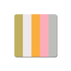 Stripey 23 Square Magnet by anthromahe