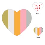 Stripey 23 Playing Cards Single Design (Heart) Front