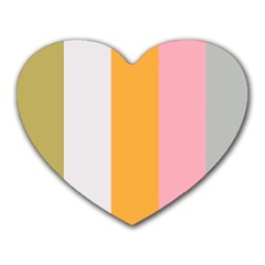 Stripey 23 Heart Mousepads by anthromahe