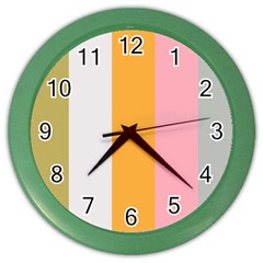 Stripey 23 Color Wall Clock