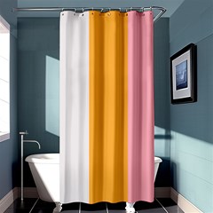 Stripey 23 Shower Curtain 36  X 72  (stall)  by anthromahe