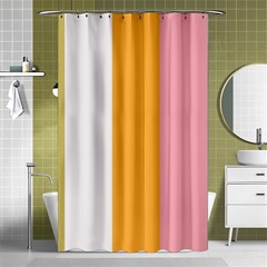 Stripey 23 Shower Curtain 48  X 72  (small)  by anthromahe