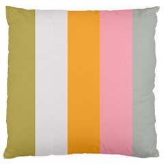 Stripey 23 Large Cushion Case (one Side) by anthromahe