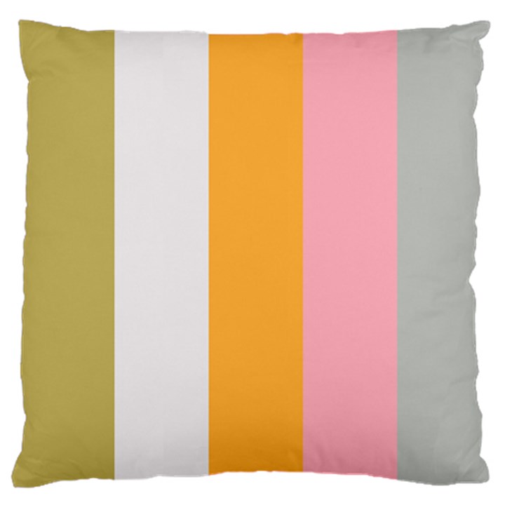 Stripey 23 Large Flano Cushion Case (Two Sides)