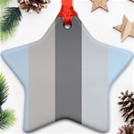 Stripey 24 Ornament (Star) Front