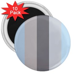 Stripey 24 3  Magnets (10 Pack)  by anthromahe