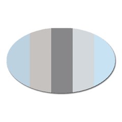 Stripey 24 Oval Magnet by anthromahe