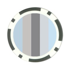 Stripey 24 Poker Chip Card Guard by anthromahe