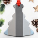 Stripey 24 Christmas Tree Ornament (Two Sides) Front