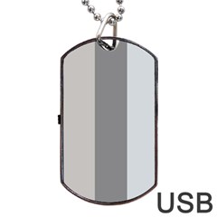 Stripey 24 Dog Tag Usb Flash (one Side) by anthromahe