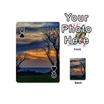 Sunset Scene At Waterfront Boardwalk, Montevideo Uruguay Playing Cards 54 Designs (Mini) Front - SpadeQ