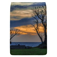 Sunset Scene At Waterfront Boardwalk, Montevideo Uruguay Removable Flap Cover (s) by dflcprints