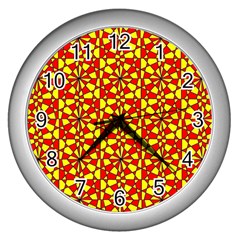 Rby-b-8-2 Wall Clock (silver) by ArtworkByPatrick