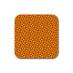 Rby-b-8-3 Rubber Square Coaster (4 Pack) 