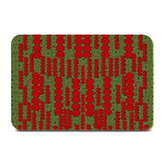 Bloom In Yule Season Colors Plate Mats by pepitasart