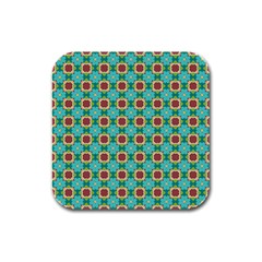 Df Stephania Melins Rubber Square Coaster (4 Pack)  by deformigo