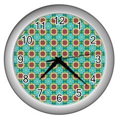 Df Stephania Melins Wall Clock (silver) by deformigo