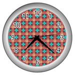 DF Minemood Original Wall Clock (Silver) Front