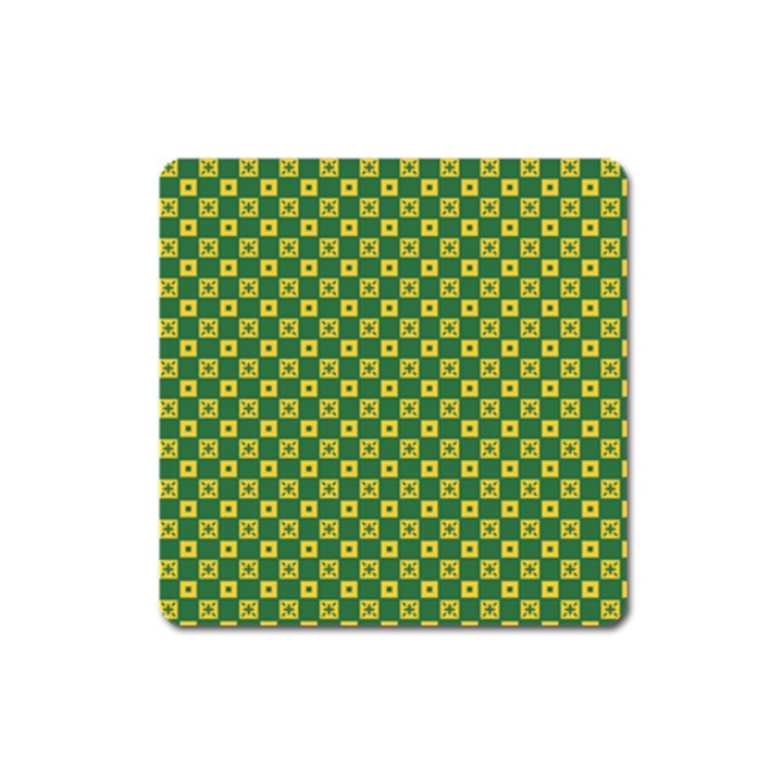 DF Green Domino Square Magnet