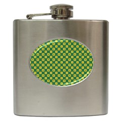 Df Green Domino Hip Flask (6 Oz) by deformigo