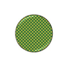 Df Green Domino Hat Clip Ball Marker (4 Pack) by deformigo