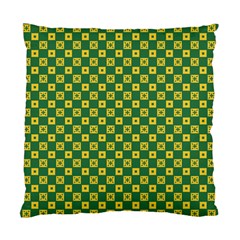 Df Green Domino Standard Cushion Case (one Side) by deformigo