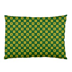 Df Green Domino Pillow Case by deformigo