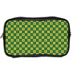 DF Green Domino Toiletries Bag (Two Sides) Back