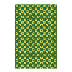 Df Green Domino Shower Curtain 48  X 72  (small)  by deformigo