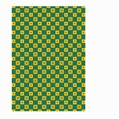 Df Green Domino Large Garden Flag (two Sides) by deformigo