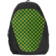 Df Green Domino Backpack Bag by deformigo