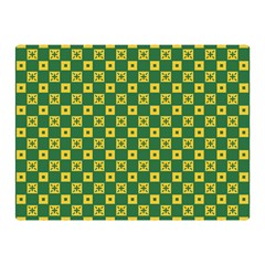 Df Green Domino Double Sided Flano Blanket (mini)  by deformigo